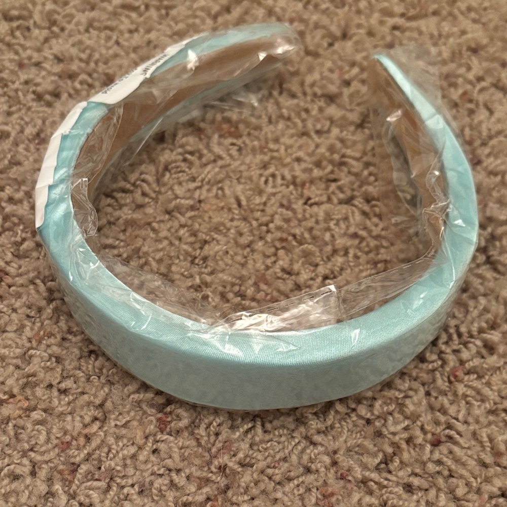 NEW Satin Blue Headband